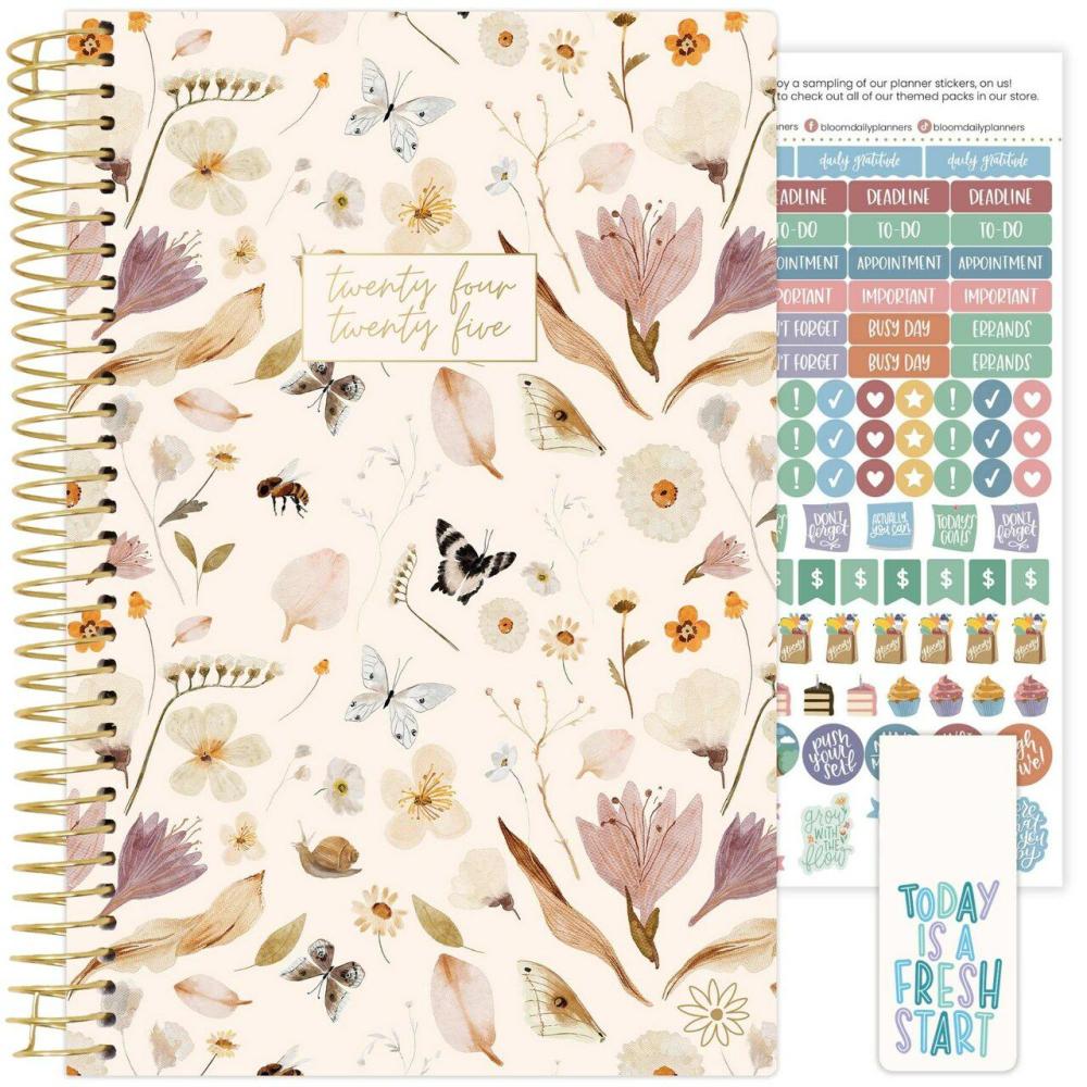 2024-25 Soft Cover Planner, 5.5″ x 8.25″, Butterfly Garden  |  Calendars & Planners Calendars & Planners Calendars & Planners