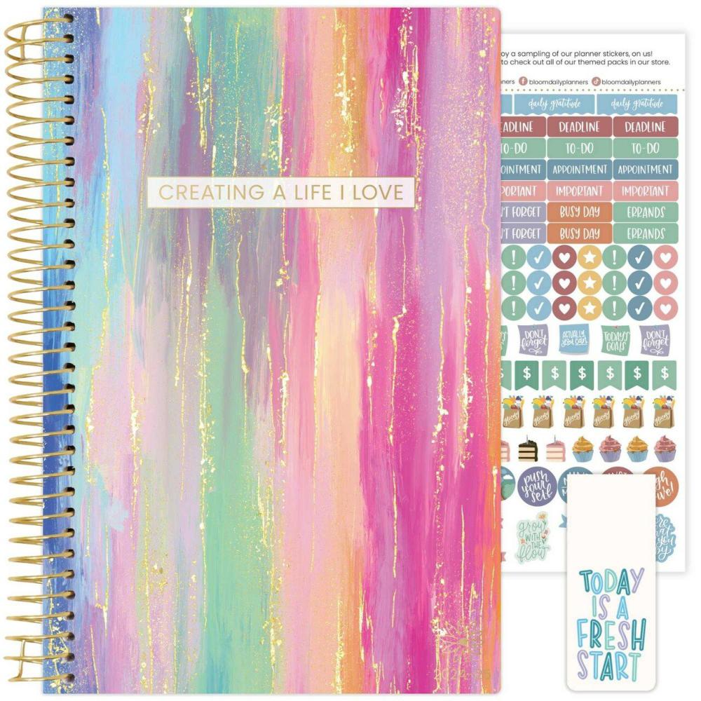 2024-25 Soft Cover Planner, 5.5″ x 8.25″, Creating a Life I Love  |  Calendars & Planners Calendars & Planners Calendars & Planners