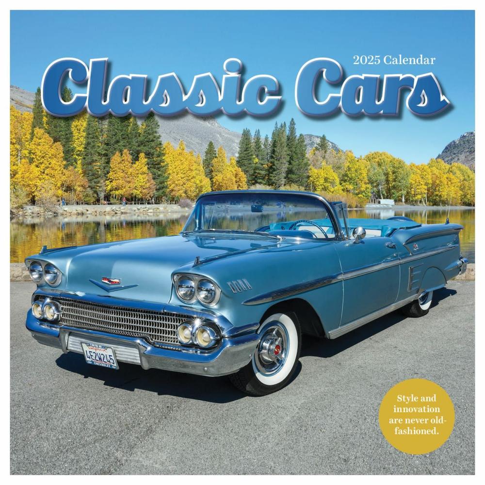 2025 Classic Cars Wall Calendar  |  Calendars & Planners Calendars & Planners Calendars & Planners