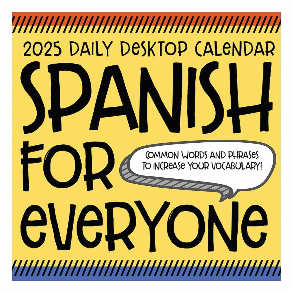 2025 Spanish Words Daily Desktop Calendar  |  Calendars & Planners Calendars & Planners Calendars & Planners