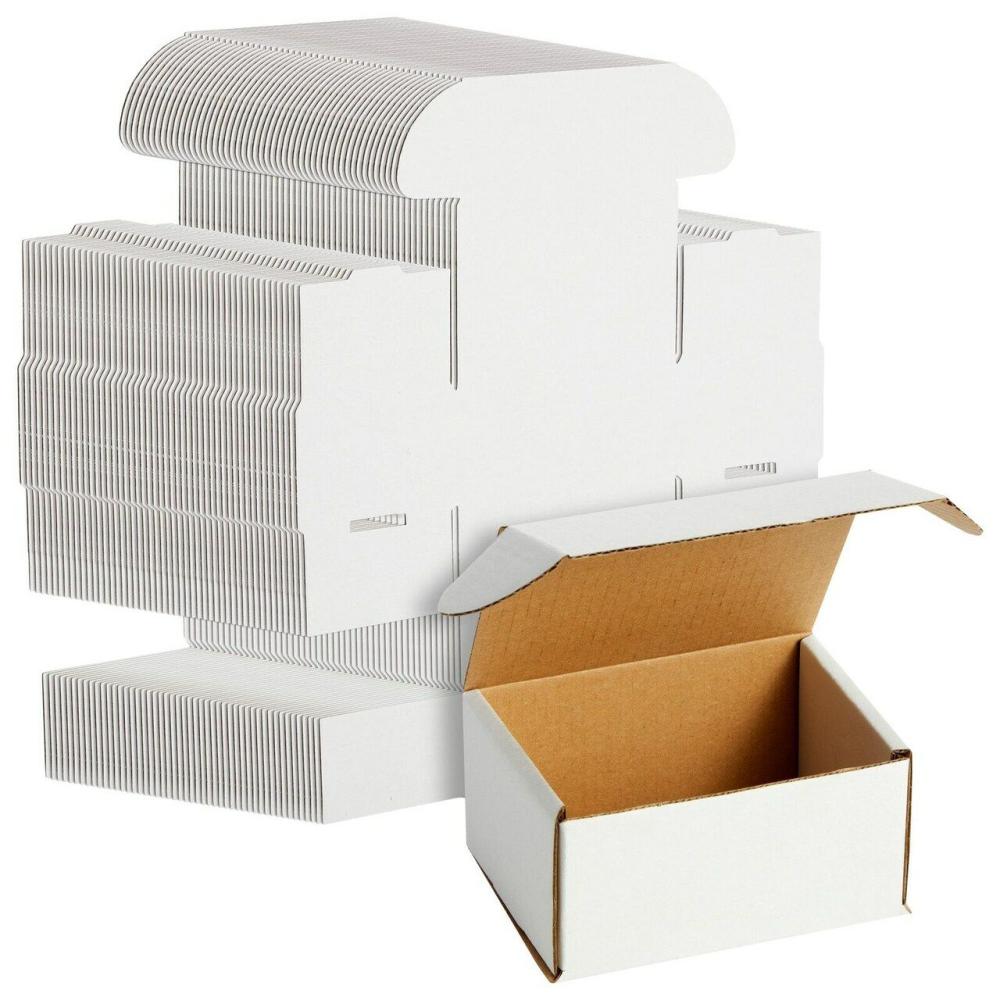 50 Pack White Corrugated Shipping Mailer  |  Packing & Shipping Office Supplies Packing & Shipping