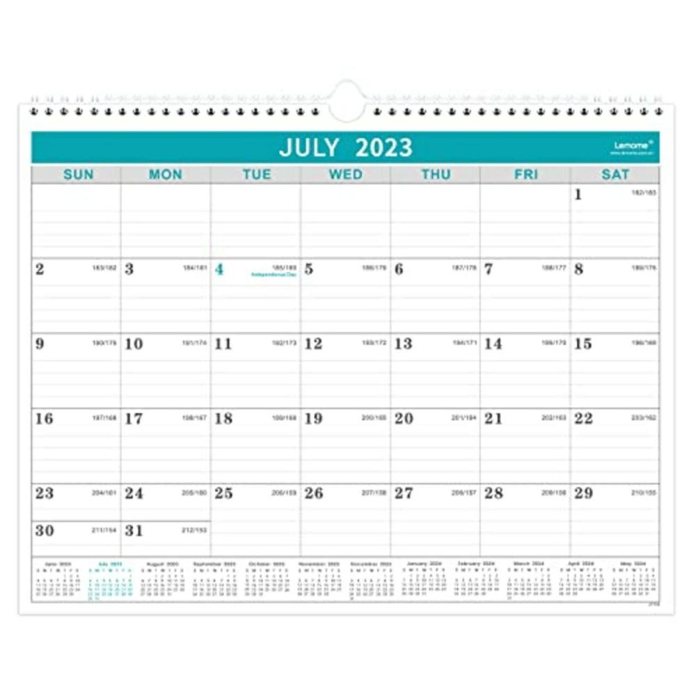 Calendar 2023-2024 – 18 Monthly Wall Calendar 2023 from July 2023 to December 2024, 2023-2024 Calendar with Julian Date, 14.75 x 11.5 Inches, Thick Paper for Organizing  |  Calendars & Planners Calendars & Planners Calendars & Planners