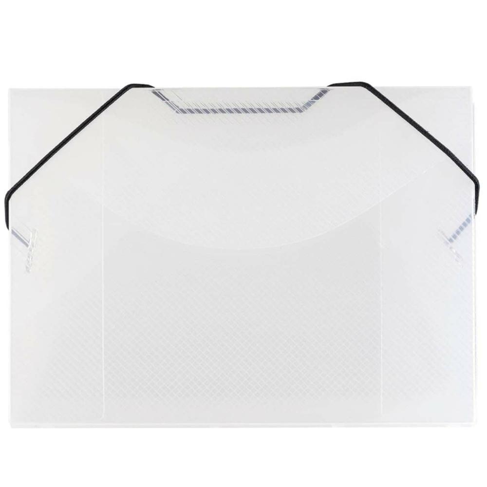 Clear 5.5″ x 7.5″ Elastic Closure Plastic Portfolio  |  Furniture & Storage Furniture & Storage Furniture & Storage