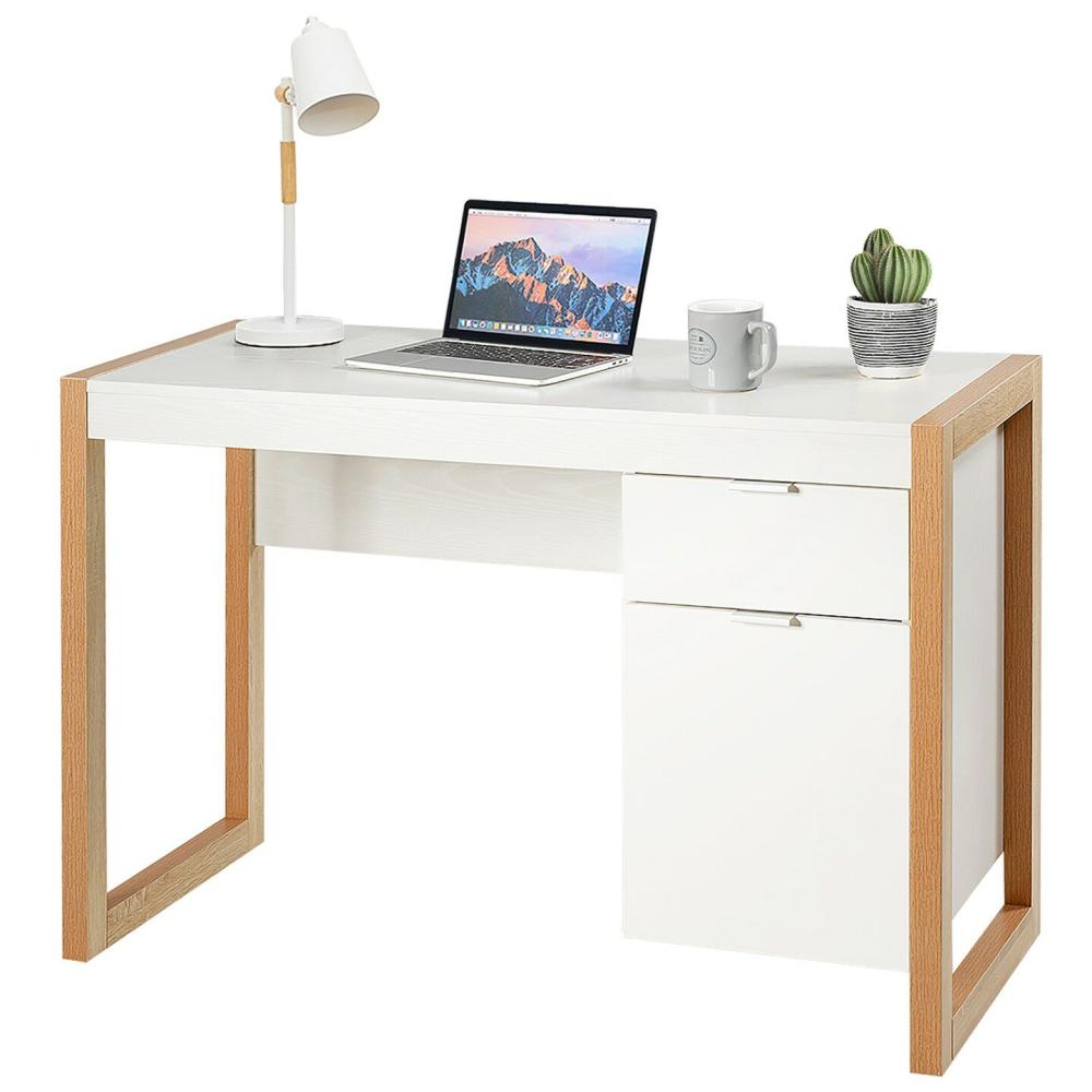 Computer Desk Workstation Table With Drawers Home Office White |  Furniture & Storage Furniture & Storage Furniture & Storage