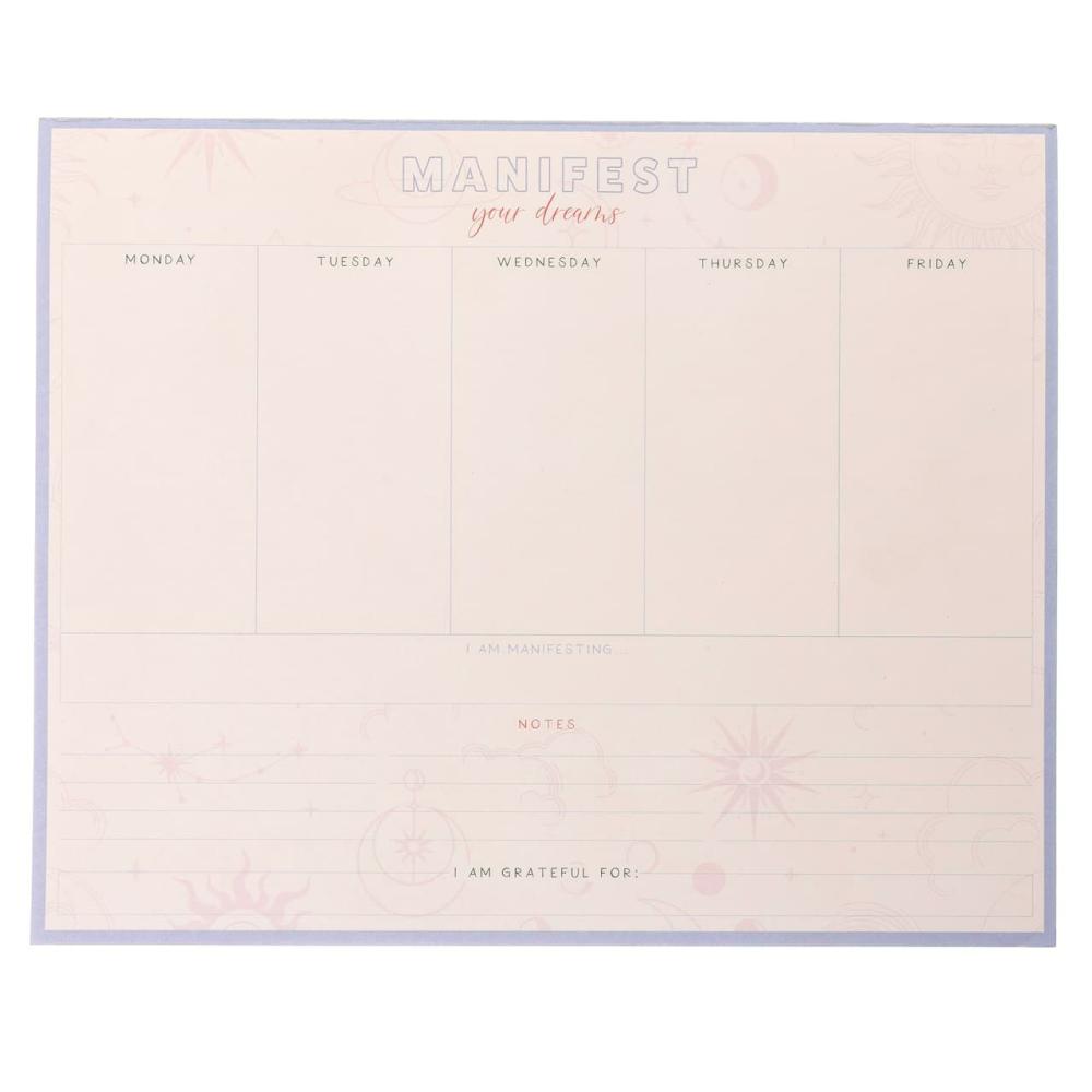 Manifest Weekly Desk Pad  |  Calendars & Planners Calendars & Planners Calendars & Planners