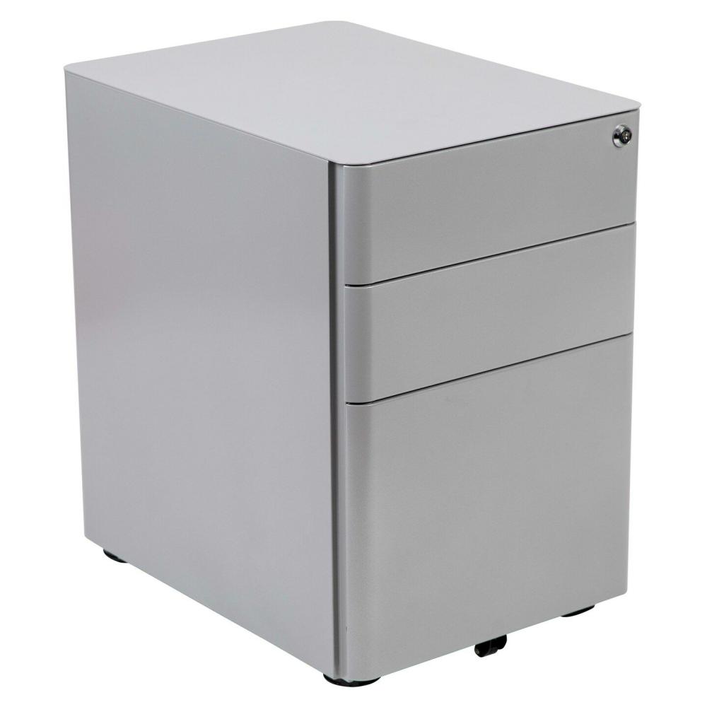 Modern 3-Drawer Mobile Locking Filing Cabinet Storage Organizer Gray |  Furniture & Storage Furniture & Storage Furniture & Storage