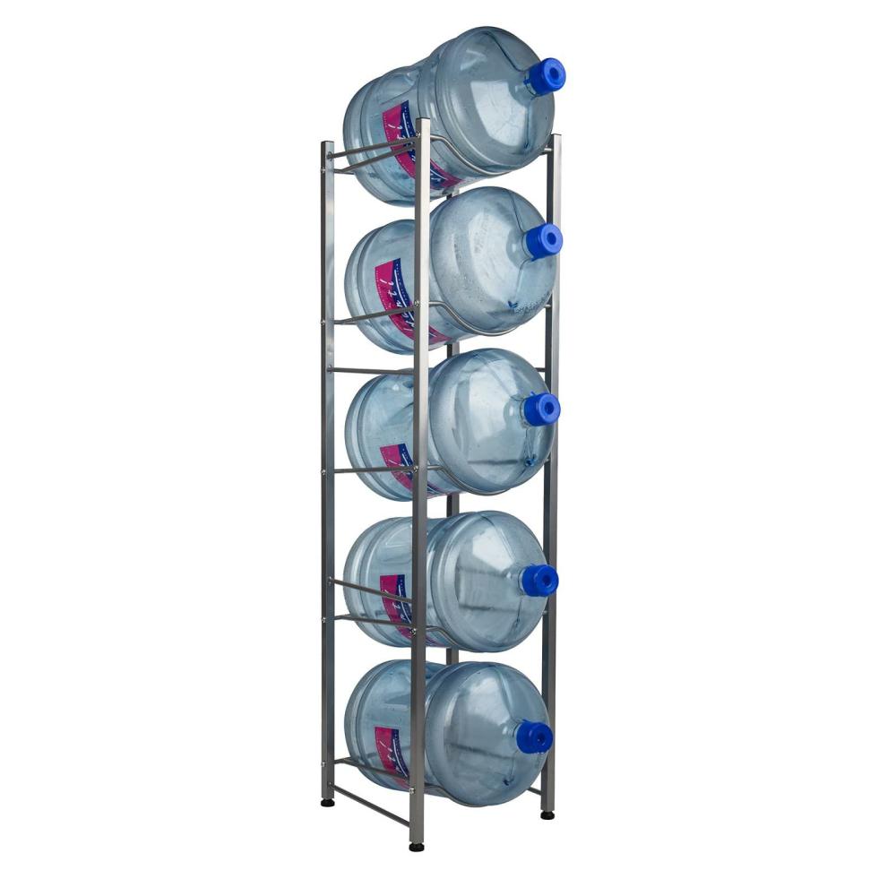 Silver 5-Gallon Water Bottle Jug Storage Rack  |  Break Room Supplies Break Room Supplies Break Room Supplies