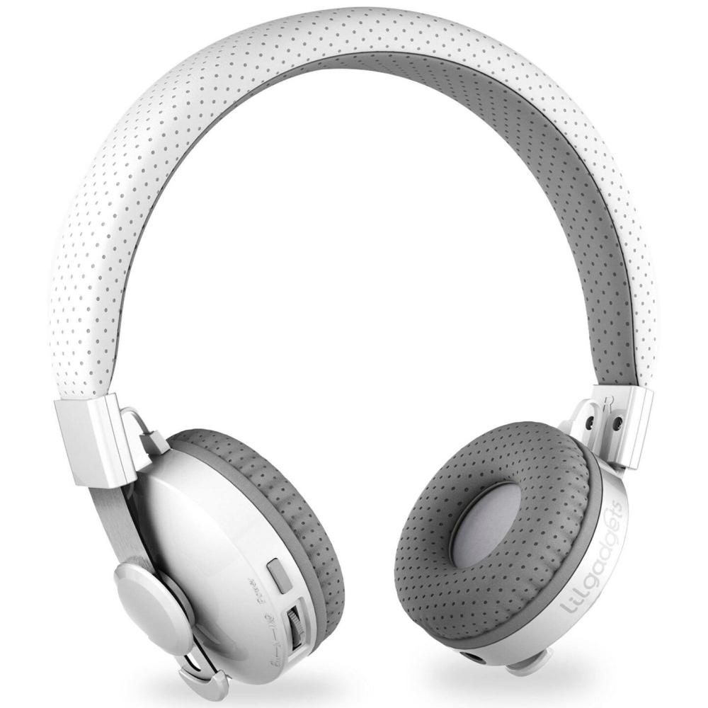 Untangled Pro On-Ear Wireless Kids Headphones for School, Microphone, Volume Limited, SharePort Technology, SoftTouch Padding, White White |  Electronics Electronics Electronics