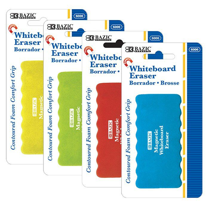 Whiteboard Eraser Magnetic w/ Foam Comfort Grip  |  Whiteboards & Corkboards Office Supplies Whiteboards & Corkboards