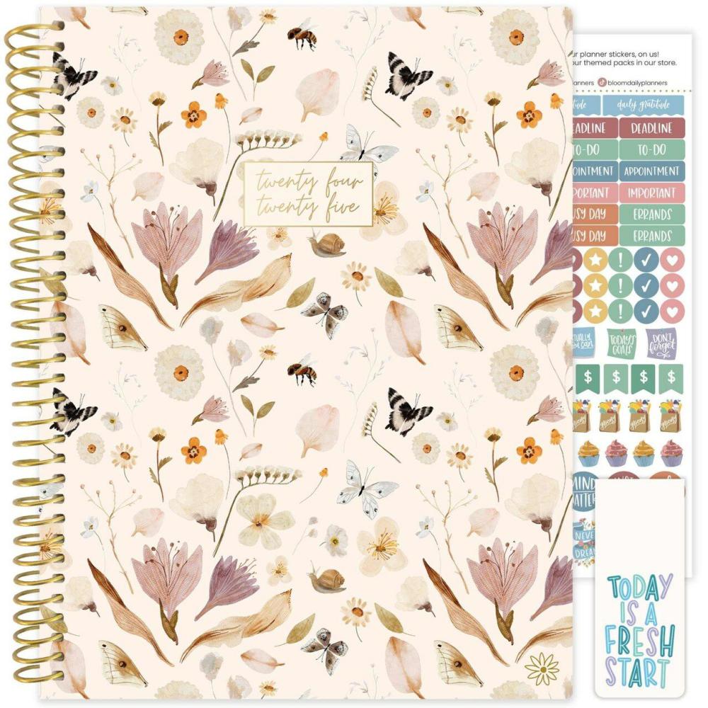 2024-25 Soft Cover Planner, 8.5″ x 11″, Butterfly Garden  |  Calendars & Planners Calendars & Planners Calendars & Planners