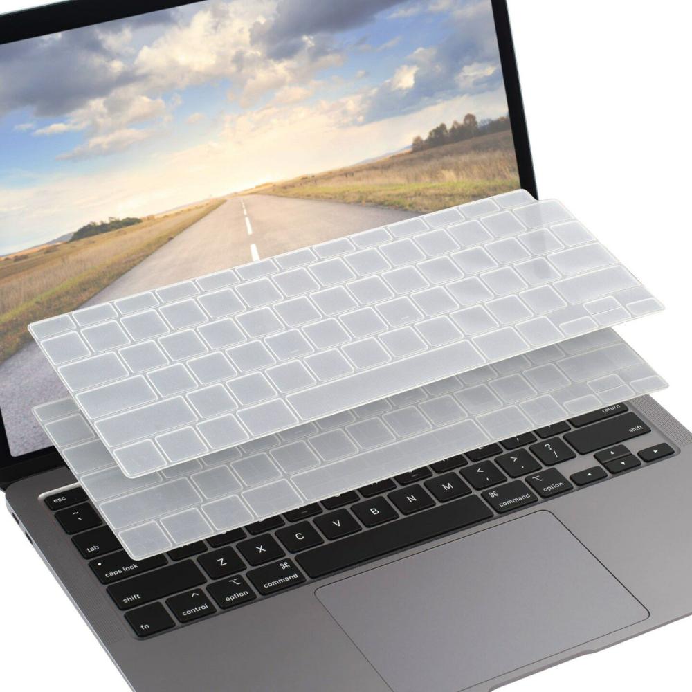 2 Pack Keyboard Cover Protector Compatible with 2020 Macbook Air 13″, Ultra Thin Silicone Skin, Tactile Feeling, Anti-Dust, Clear Clear |  Electronics Electronics Clear