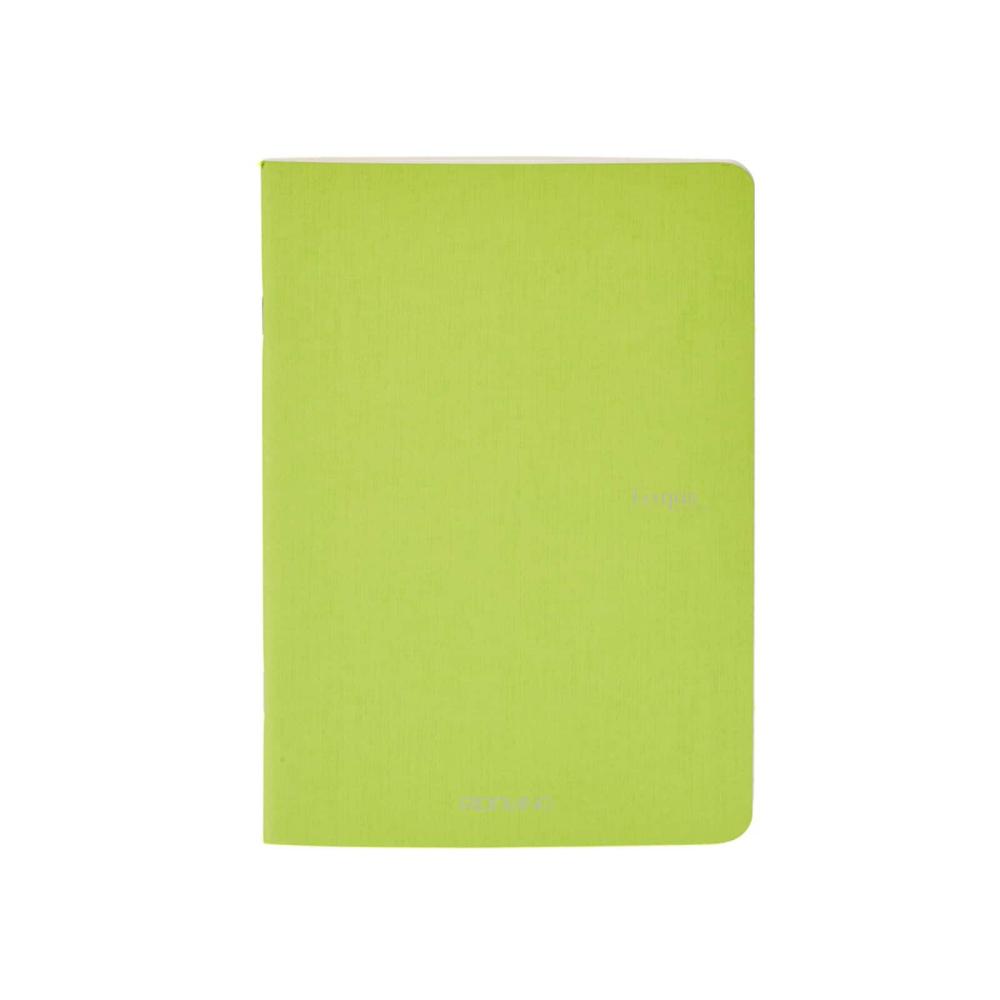 EcoQua A4 Blank Notebook, 8.27” x 11.69” Lime |  Paper Office Supplies Lime