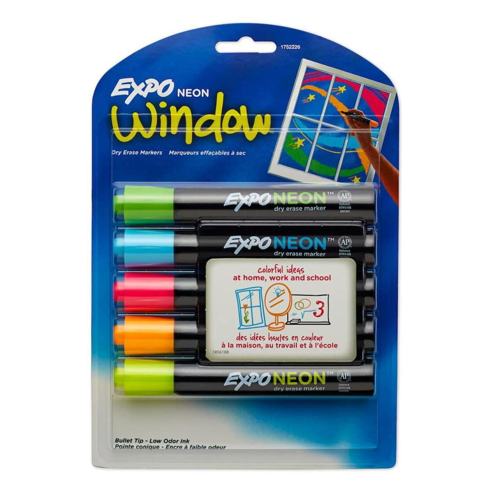 Neon Dry Erase Markers, 5ct.  |  Whiteboards & Corkboards Office Supplies Whiteboards & Corkboards