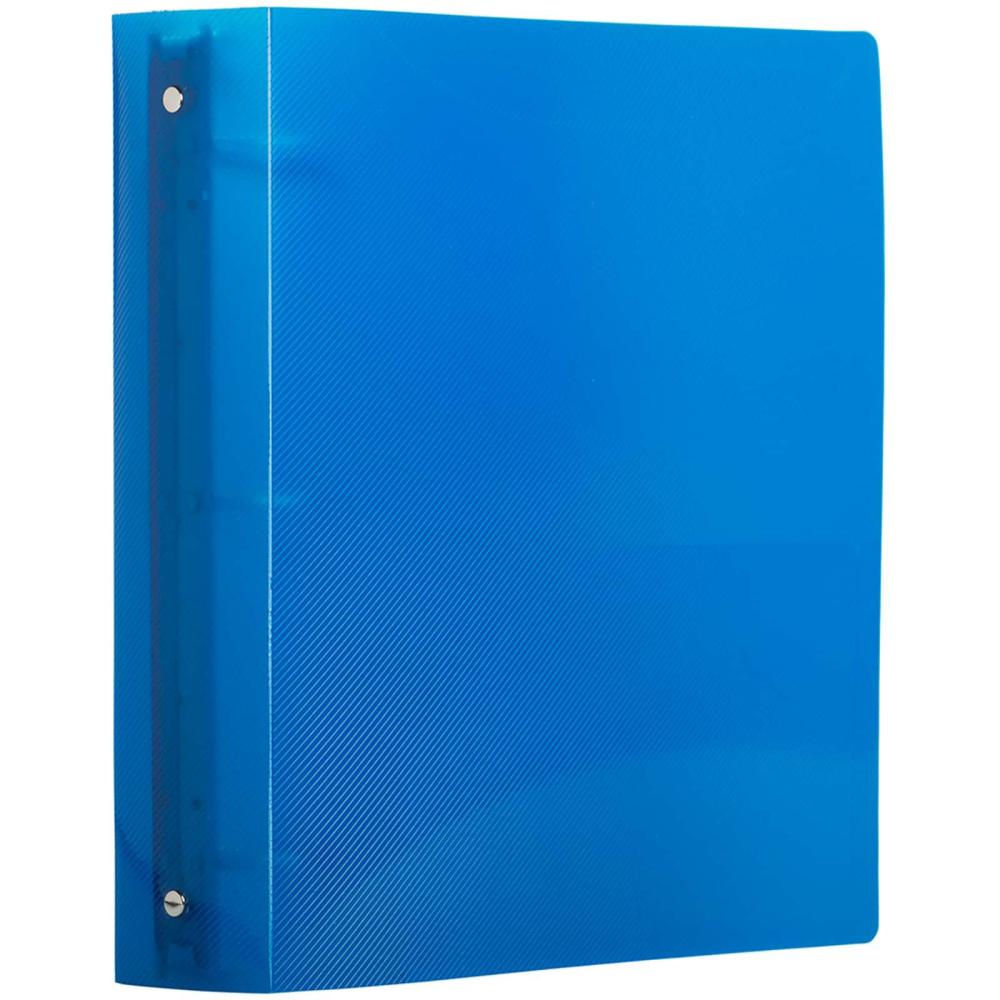 Designders® Plastic 2″ 3 Metal Ring Binder with Inside Pocket Blue |  Office Supplies Office Supplies Blue