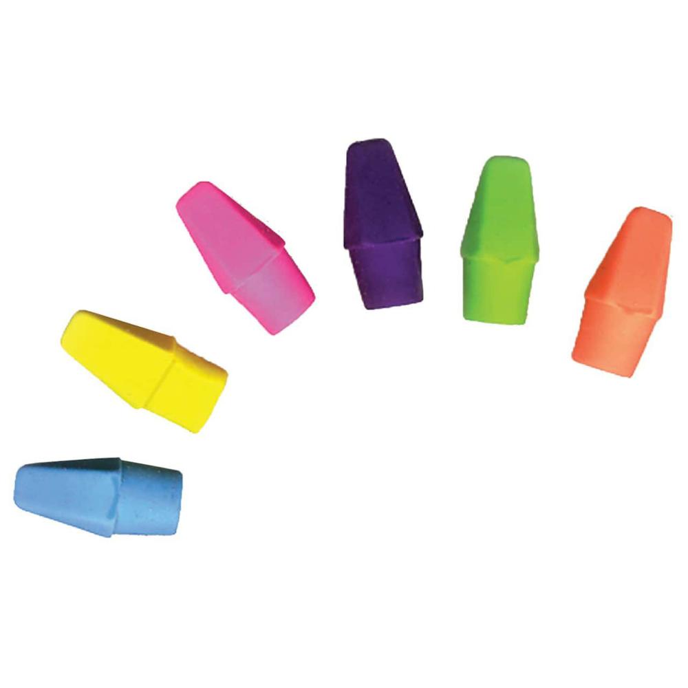 Pencil Wedgecap Erasers, Pack of 144  |  Pens, Pencils & Markers Office Supplies Pens, Pencils & Markers